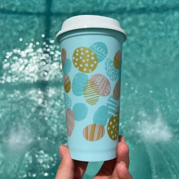 Starbucks Spring 2020 Easter Reusable Hot Cup Multicolored Eggs